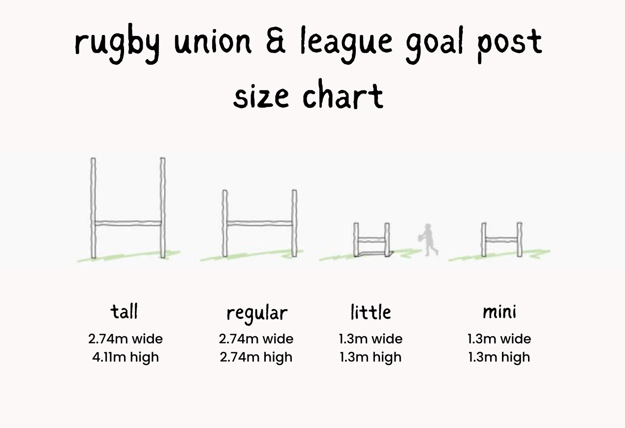 Rugby Tall Backyard Goal Posts