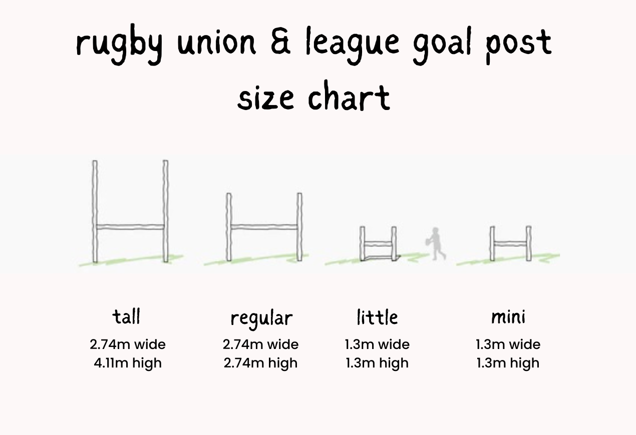 Rugby Mini Backyard Goal Posts